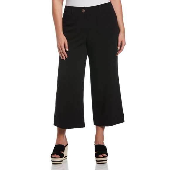 Rafaella Plus Size 20W Classic Fit Ankle Pants Black MSRP $89 - Picture 1 of 6